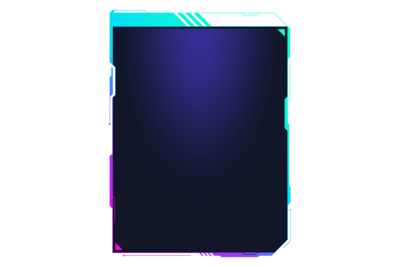 Futuristic Game Screen with Neon Black G Graphics for Bold Illustrations