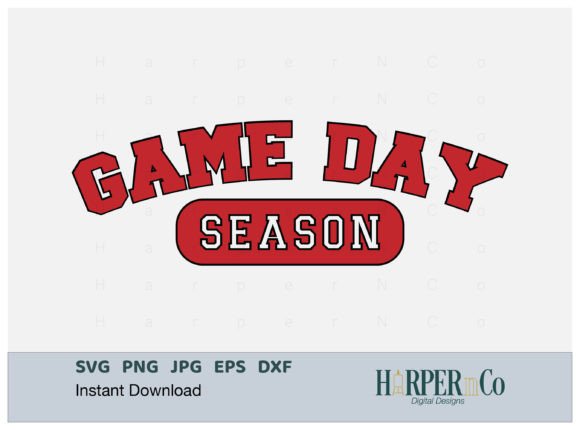 Game Day Season Graphics for Crafts & Content Publishing Projects
