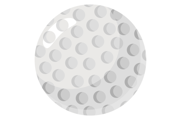 Golf Ball Icon: A Sporty Graphic for Branding Local Businesses
